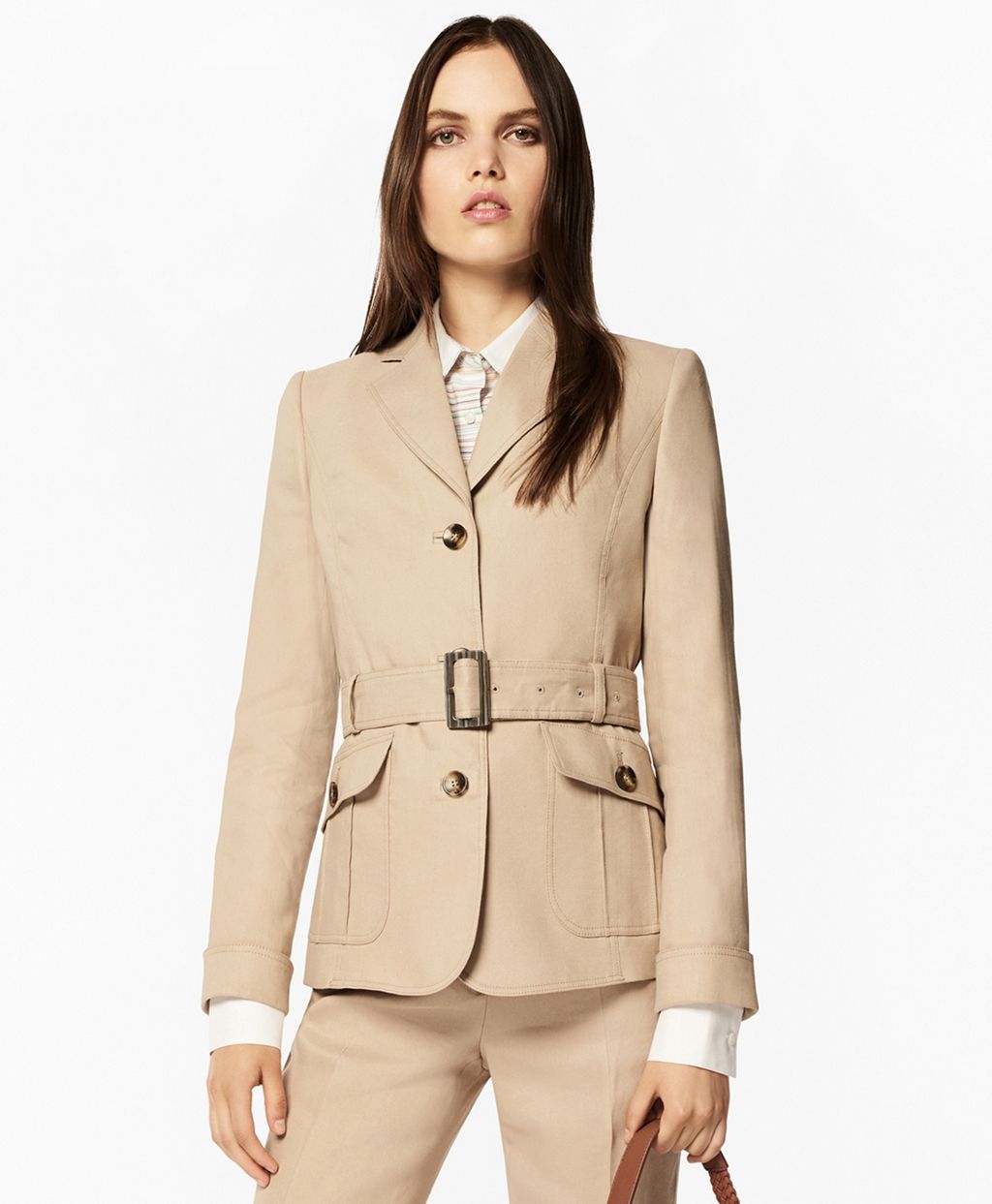 Brooks Brothers Women's Linen-Blend Safari Jacket | Brooks Brothers