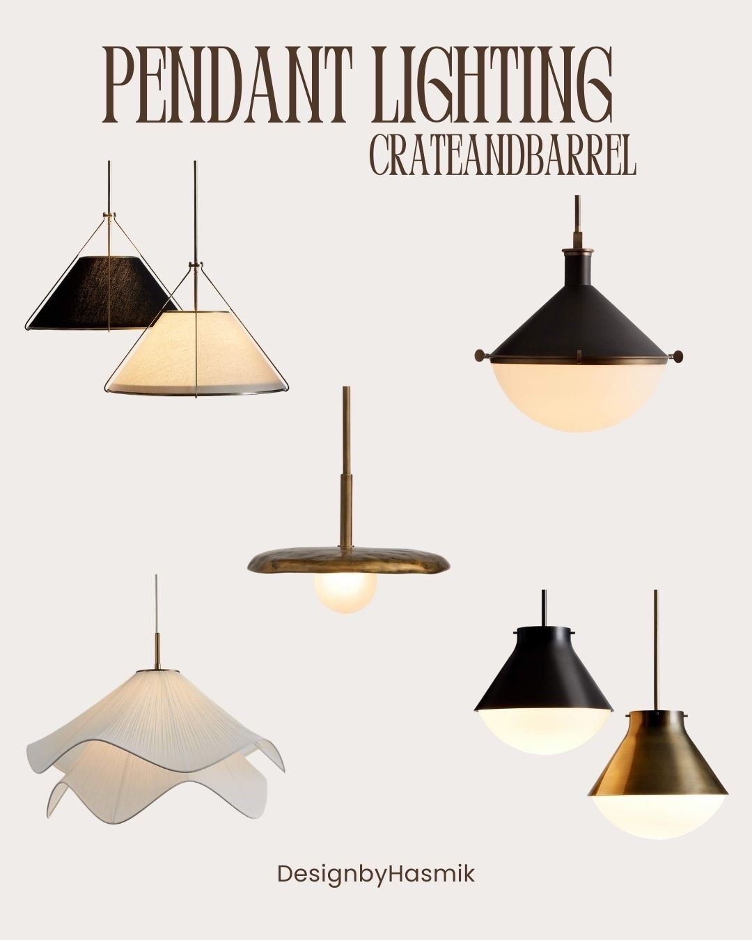 Elevate your home with timeless designer pendant lighting that instantly transforms the mood of any space. Lighting is one of the most powerful elements in interior design, and the right pendant can completely redefine your kitchen, dining room, entryway, or living area. I’ve curated some of my favorite high-end pendant lights from Crate & Barrel that blend modern elegance, sculptural design, and warm ambient lighting to create a sophisticated, designer-inspired home.

These statement pendant lights are perfect for anyone looking to achieve a luxury interior aesthetic while maintaining functionality and warmth. From sleek matte black finishes to antique brass accents and soft fabric or glass shades, each piece brings a unique character that works beautifully in modern, contemporary, transitional, and elevated minimalist interiors.

I especially love using pendant lighting to create layered lighting in a space. Whether installed above a kitchen island, dining table, breakfast nook, bar area, hallway, or bedroom, these fixtures provide both task lighting and decorative impact. The sculptural silhouettes and warm diffused glow add dimension, depth, and a curated designer feel that makes a home look intentionally styled.

The combination of metal finishes, sculptural shapes, and soft illumination makes these fixtures ideal for creating that high-end designer home look we all love. They work beautifully in modern organic homes, warm minimal interiors, Scandinavian-inspired spaces, and contemporary luxury homes.

If you're refreshing your space or building your dream home, these pendant lights are a perfect way to bring timeless style, elevated design, and cozy ambiance into your home. I’ve linked all of these pieces in my LTK so you can easily shop and recreate this look in your own space.

Save this post for your next home renovation, kitchen upgrade, or interior styling project.

@Crate & Barrel 


#pendantlighting #interiordesign #luxuryinteriors #homedecor #kitchenlighting #designerhome  #modernhome #lightingdesign #interiorstyling    #homeupgrade #interiorinspo 

#LTKSaleAlert #LTKHome #LTKSpringSale