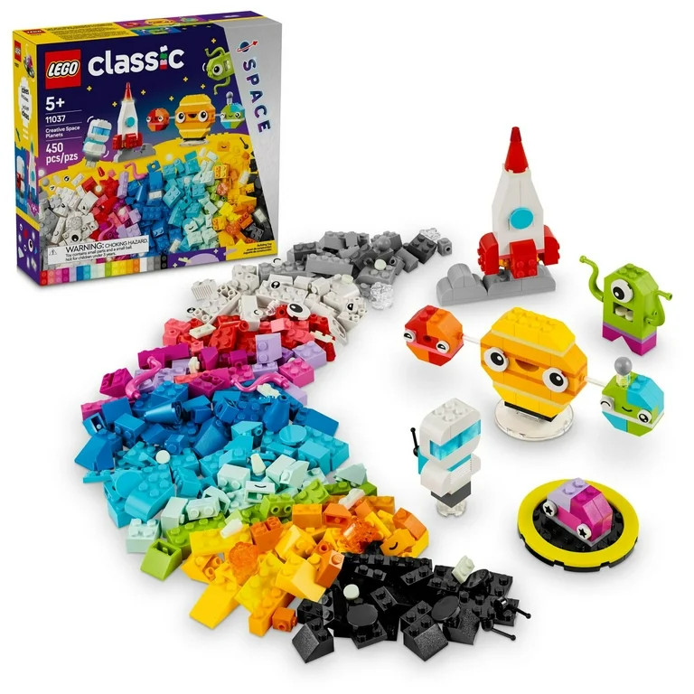 LEGO Classic Creative Space Planets Buildable Solar System, Creative Toy Building Set with Alien,... | Walmart (US)