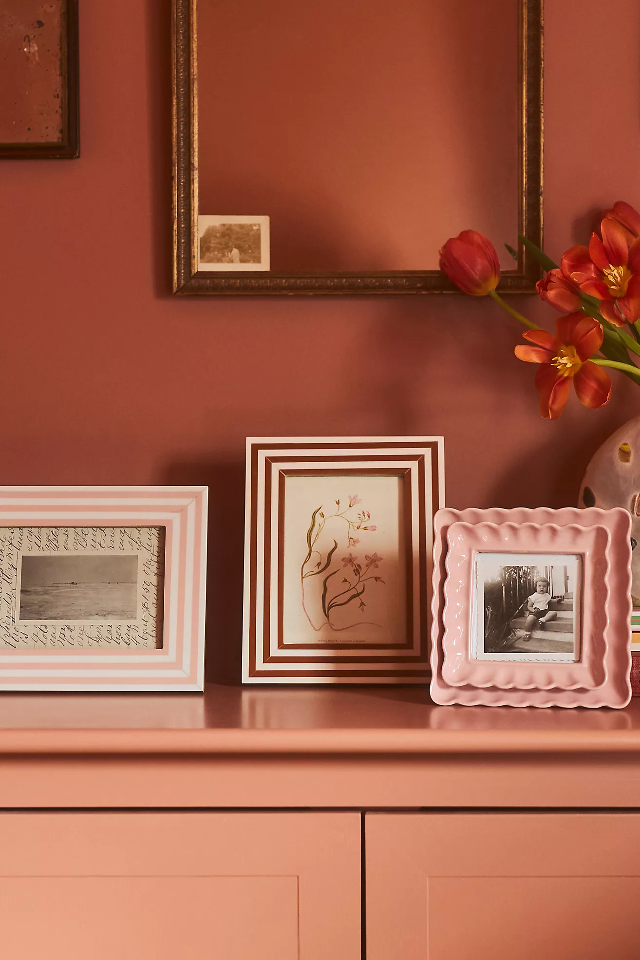 Striped Resin Frame | Anthropologie (US)
