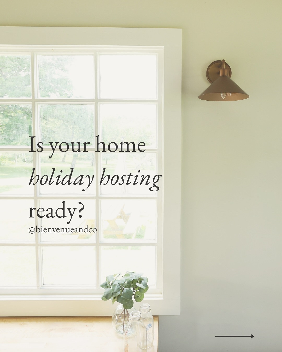Let’s get your home holiday-hosting ready! I know it’s hard to believe that the holidays are in fact right around the corner... but it’s true!

The holidays are all about togetherness, but hosting can quickly become stressful if your space isn’t set up to support it. 

From thoughtful layouts that keep traffic flowing, to clever storage for decorations and entertaining essentials, and the little finishing touches that make every corner feel festive and inviting, smart design makes all the difference.

Swipe through this carousel for tips on creating spaces that are both beautiful and functional, so you can focus on what really matters: making memories with family and friends.

Ready to transform your home into the ultimate holiday haven? Comment CONSULTATION to book a consultation today!

#BienvenueandCo  #InteriorDesign  #BacktoSchool  #CustomDesign  #VirtualInteriorDesign  #AffordableHomeDesign  #AffordableDesignServices  #FunctionalDesign  #VirtualDesignServices  #DesignExpert  #MomFriendlyDesign  #DesignConsultation  #FamilyFriendlyDesign  #FunctionalSpaces #HolidayHosting #HolidaySeason #HolidayReady #HostingTips #Entertaining