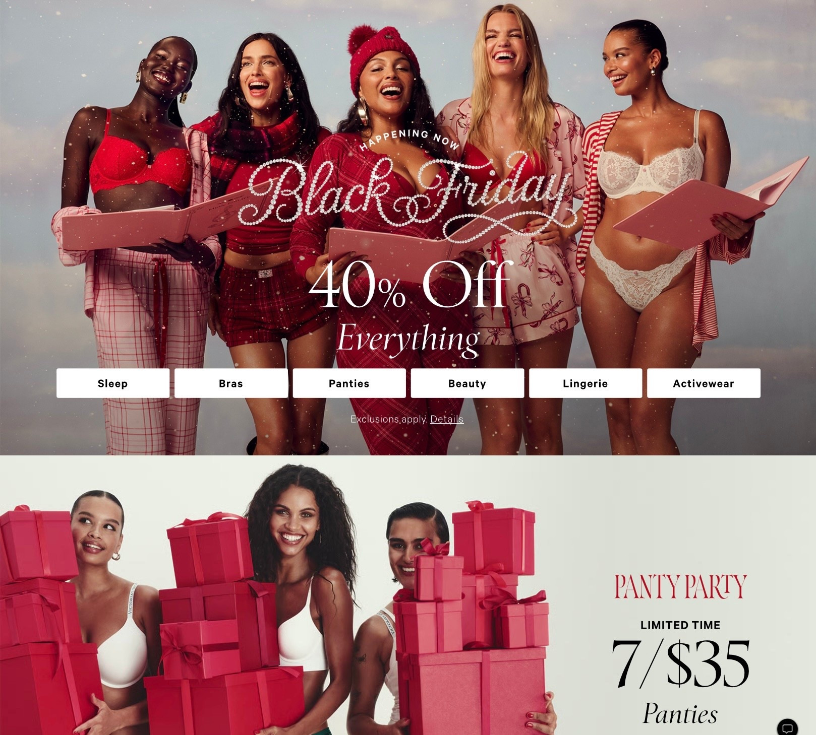 Victoria Secret 40% off EVERYTHING site wide 

#LTKmomlife #LTKBeauty #LTKSaleAlert