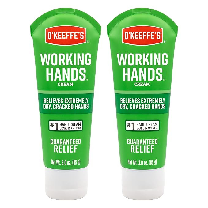 O'Keeffe's Working Hands Hand Cream for Extreme Dryness - 3 oz Tube (2 Pack) - Repairing Skincare... | Amazon (US)