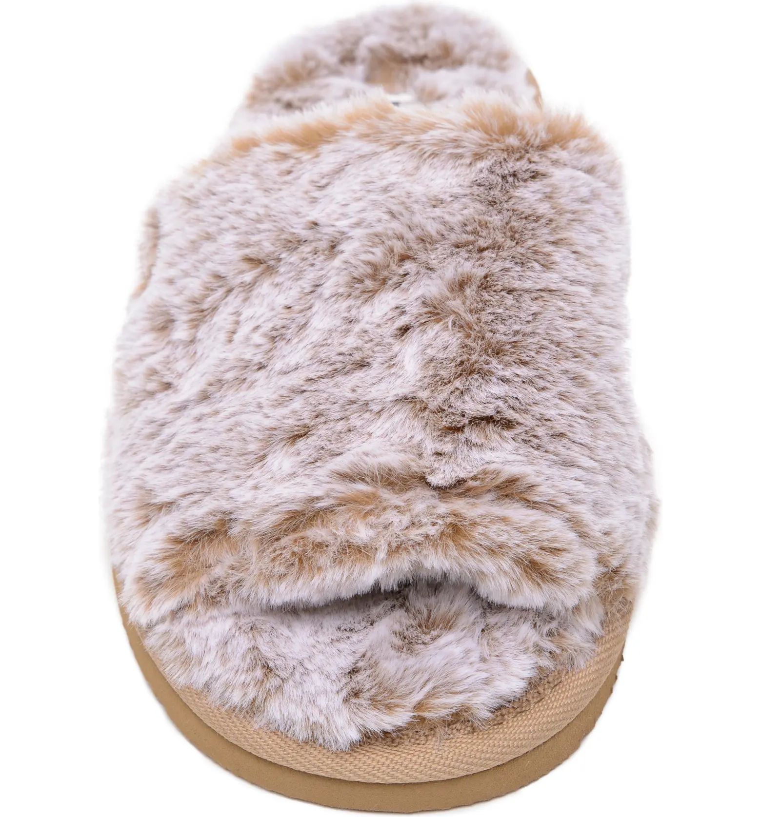 Frosted Faux Fur Slide Slipper (Women) | Nordstrom