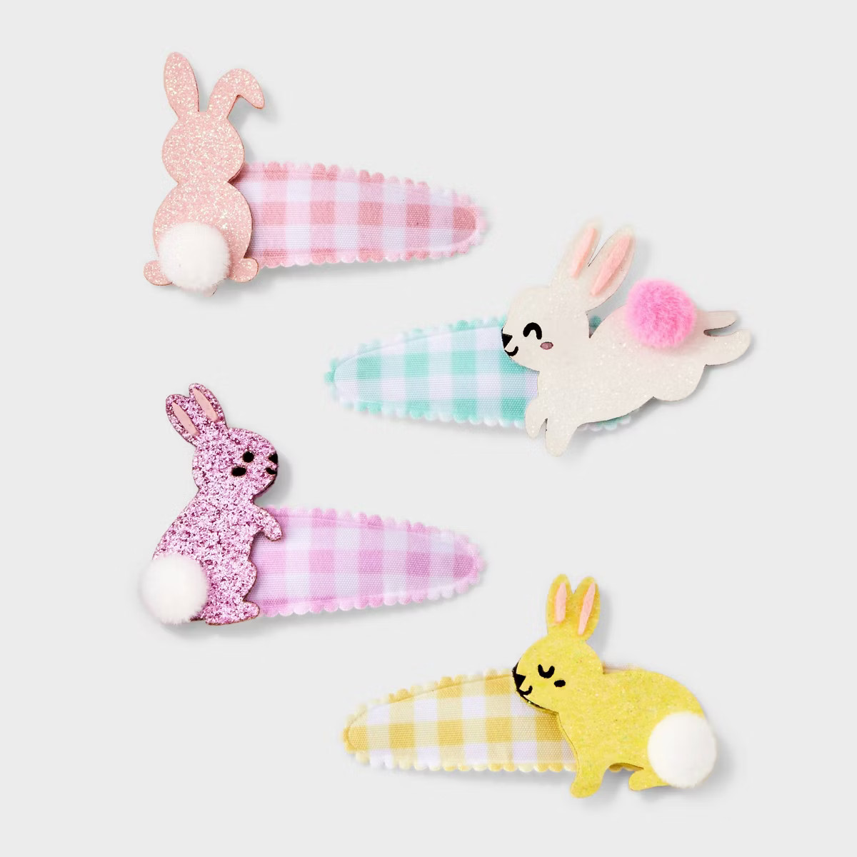 Girls' 4pk Easter Bunny Hair Clips - Cat & Jack™ | Target