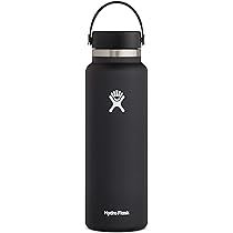 Amazon.com: Hydro Flask Wide Mouth Bottle with Flex Sip Lid - Insulated Water Bottle Travel Cup C... | Amazon (US)