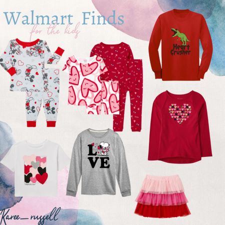 Walmart finds. Kid’s valentines outfits! 
#walmartfinds #walmart #kidsclothes

#LTKFind #LTKstyletip #LTKkids