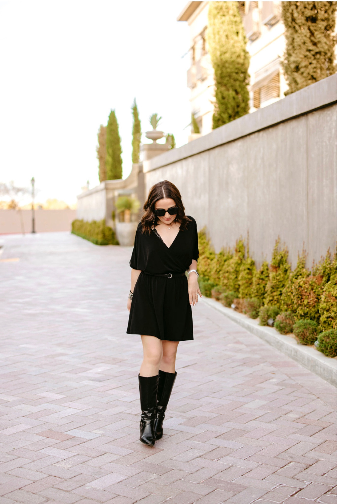 Cocktail Dress and big black boots & Shades! #lbd #littleblackstess #greatfinds #shades #blackboots

#LTKGiftGuide #LTKfit #LTKFind