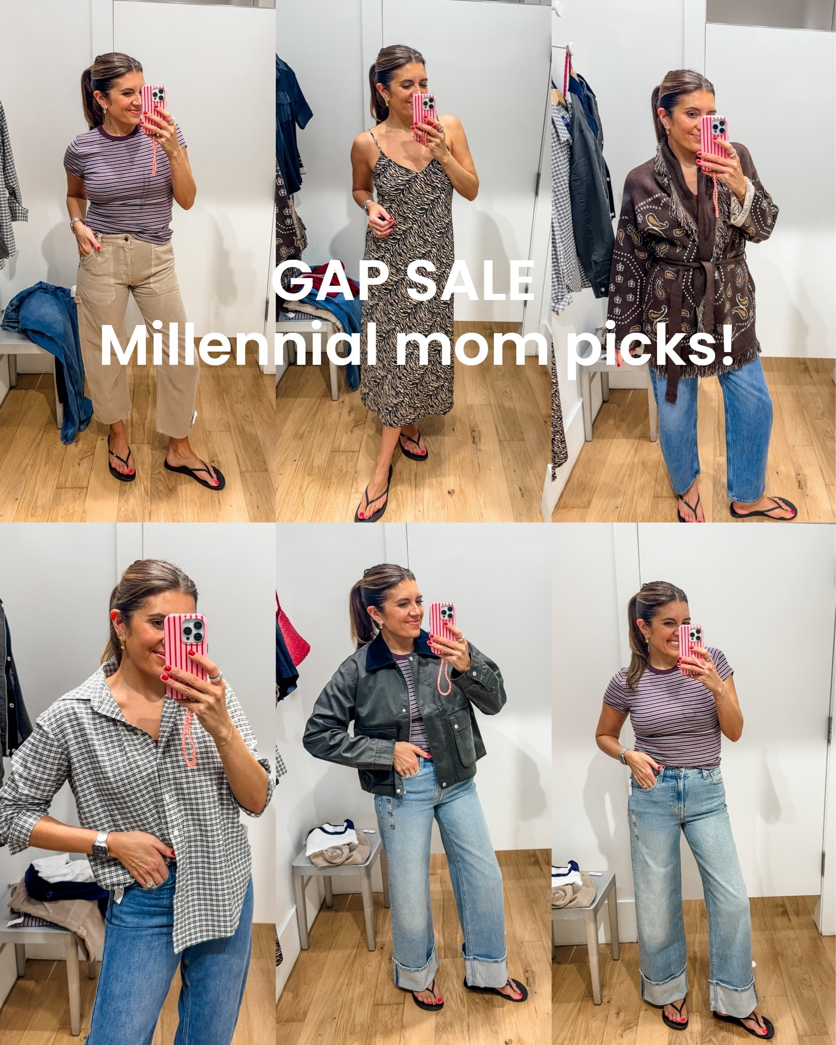 50% off sale favorites from gap as a 41 year old millennial mom! I’m 5’7” and wear a size 4/27/small.

#LTKTall #LTKOver40 #LTKSaleAlert