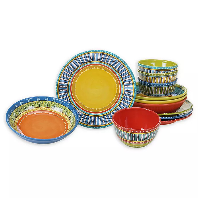 Certified International Valencia 12-Piece Dinnerware Set | Bed Bath & Beyond