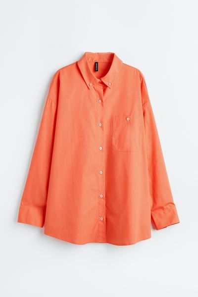 Oversized Poplin Shirt | H&M (US)