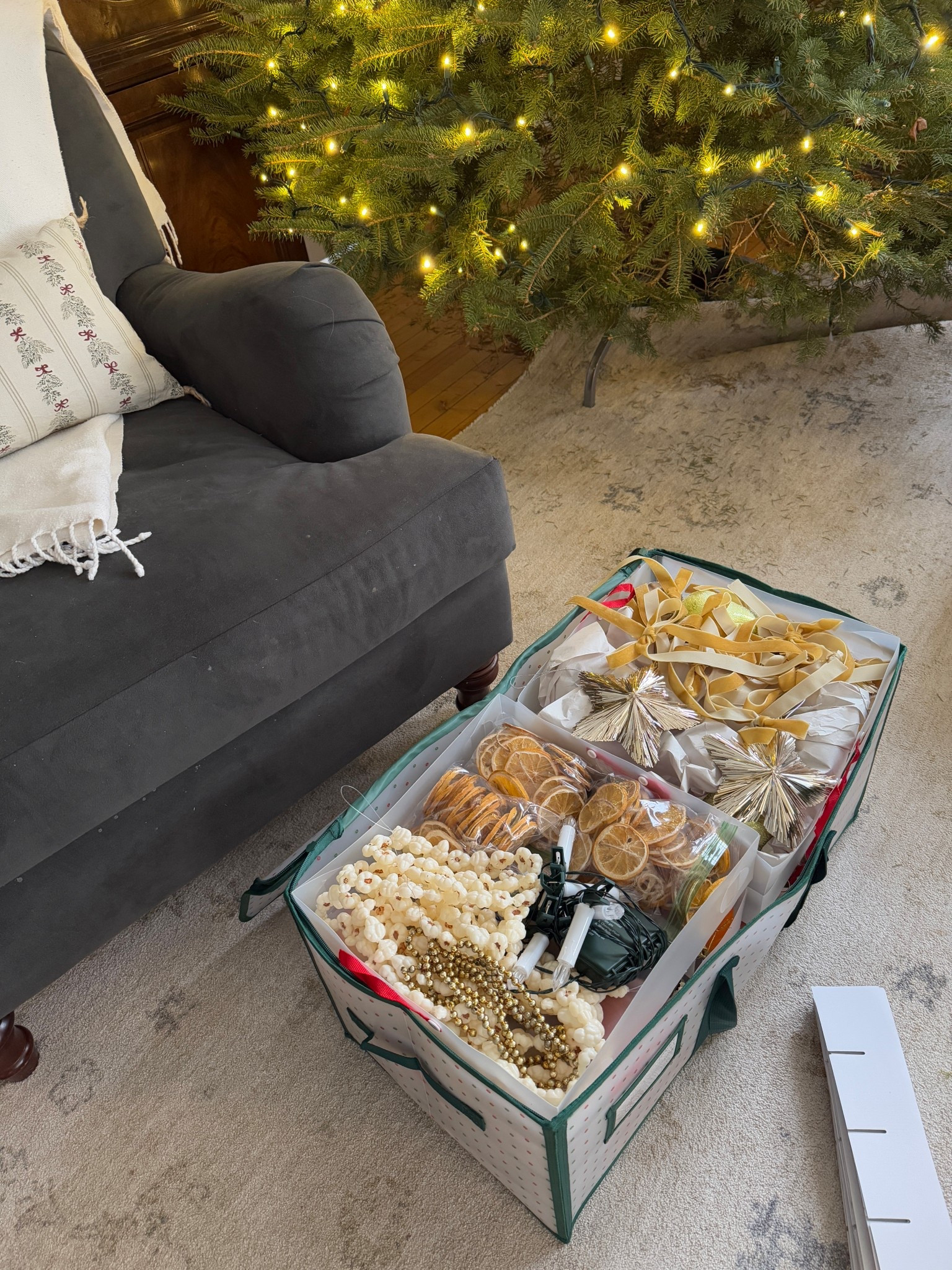 Ornament organizer holiday Christmas tree ornament bag 

#LTKHoliday #LTKHome