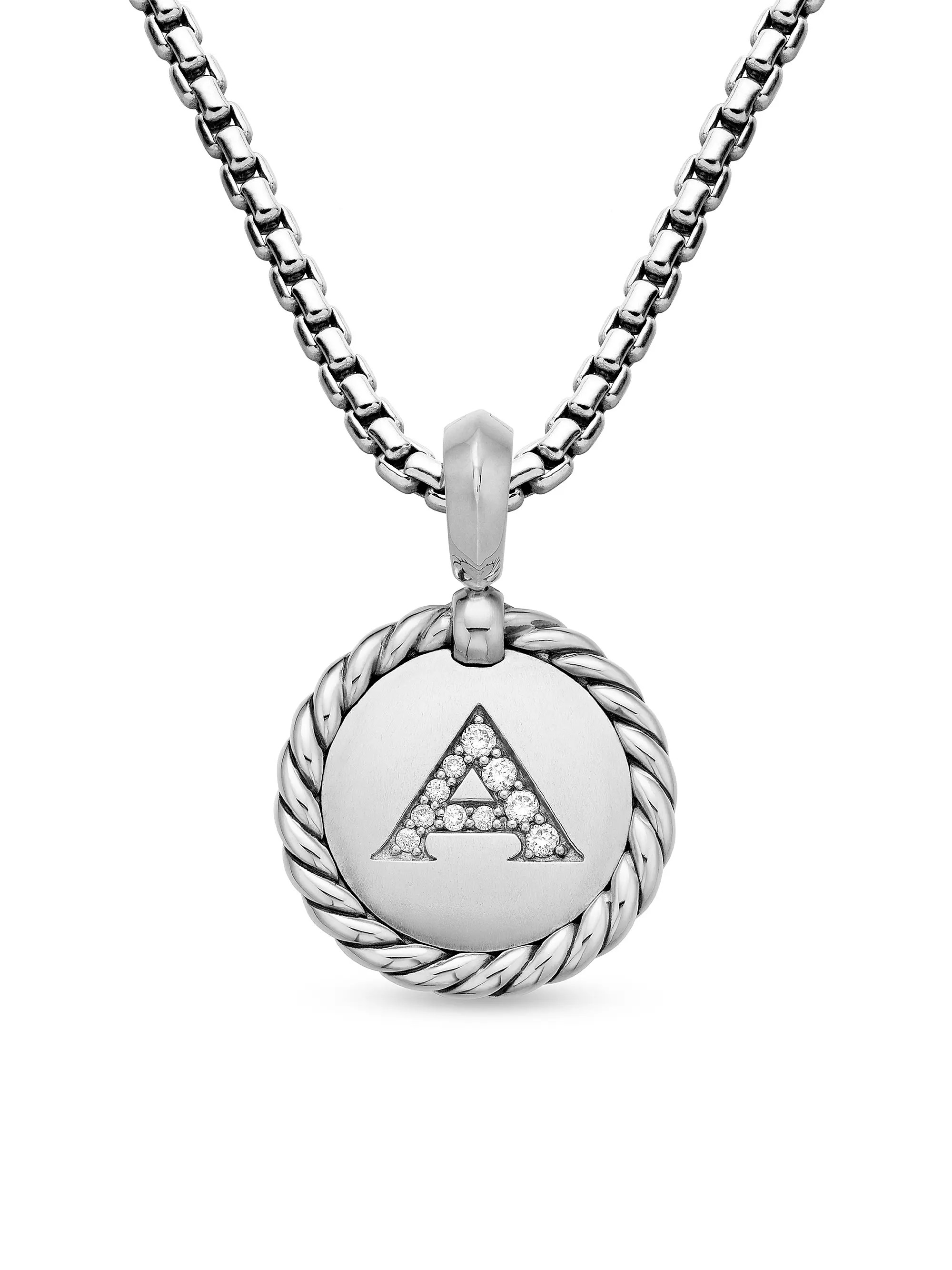 Initial Charm in Sterling Silver | Saks Fifth Avenue