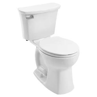 American Standard Edgemere White Round Chair Height 2-piece WaterSense Toilet 12-in Rough-In 1.28... | Lowe's