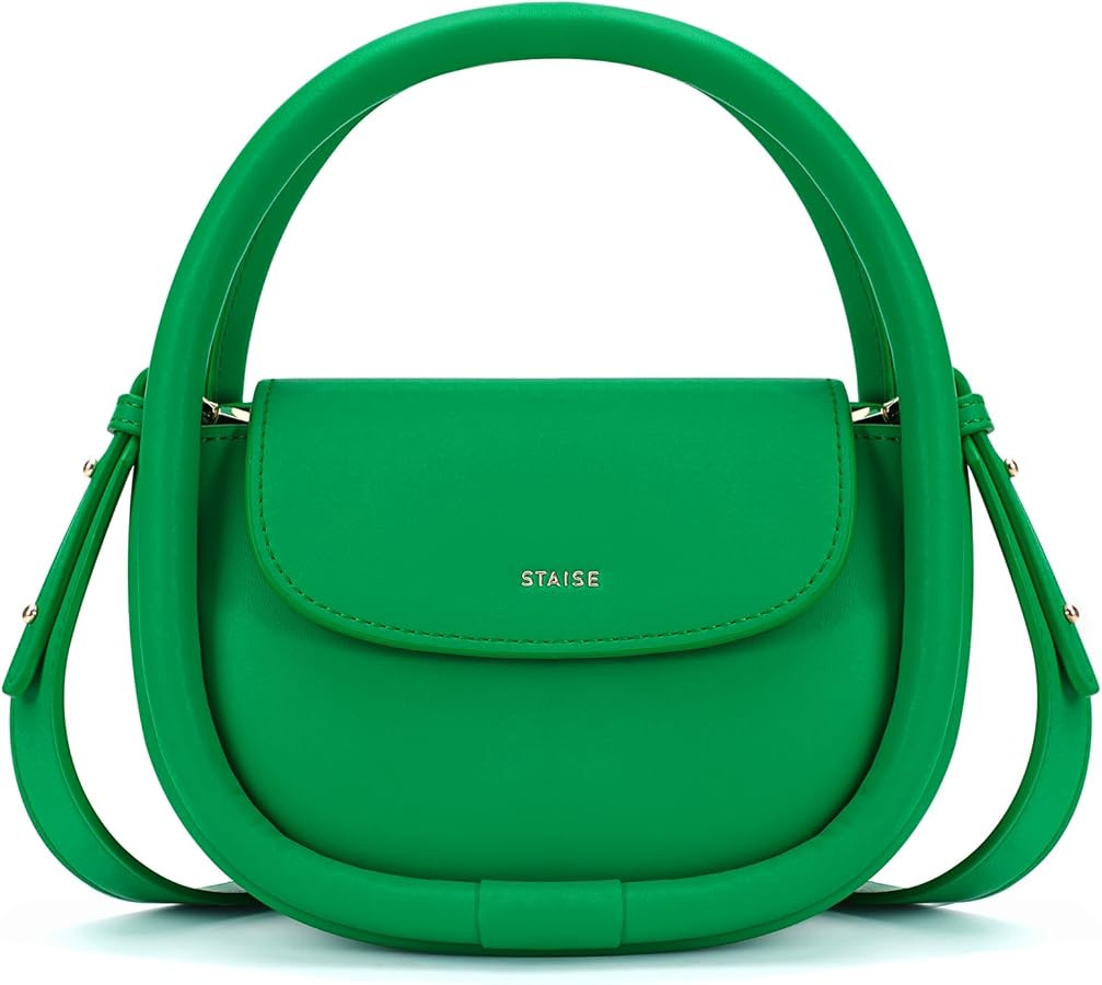 Designer Top Handle Shoulder Bags for Women, Trendy Mini Crossbody Purses, Women’s Leather Hand... | Amazon (US)