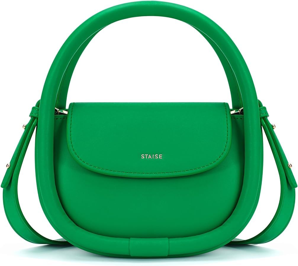 STAISE Designer Top Handle Shoulder Bags for Women, Trendy Mini Crossbody Purses, Women’s Leath... | Amazon (US)