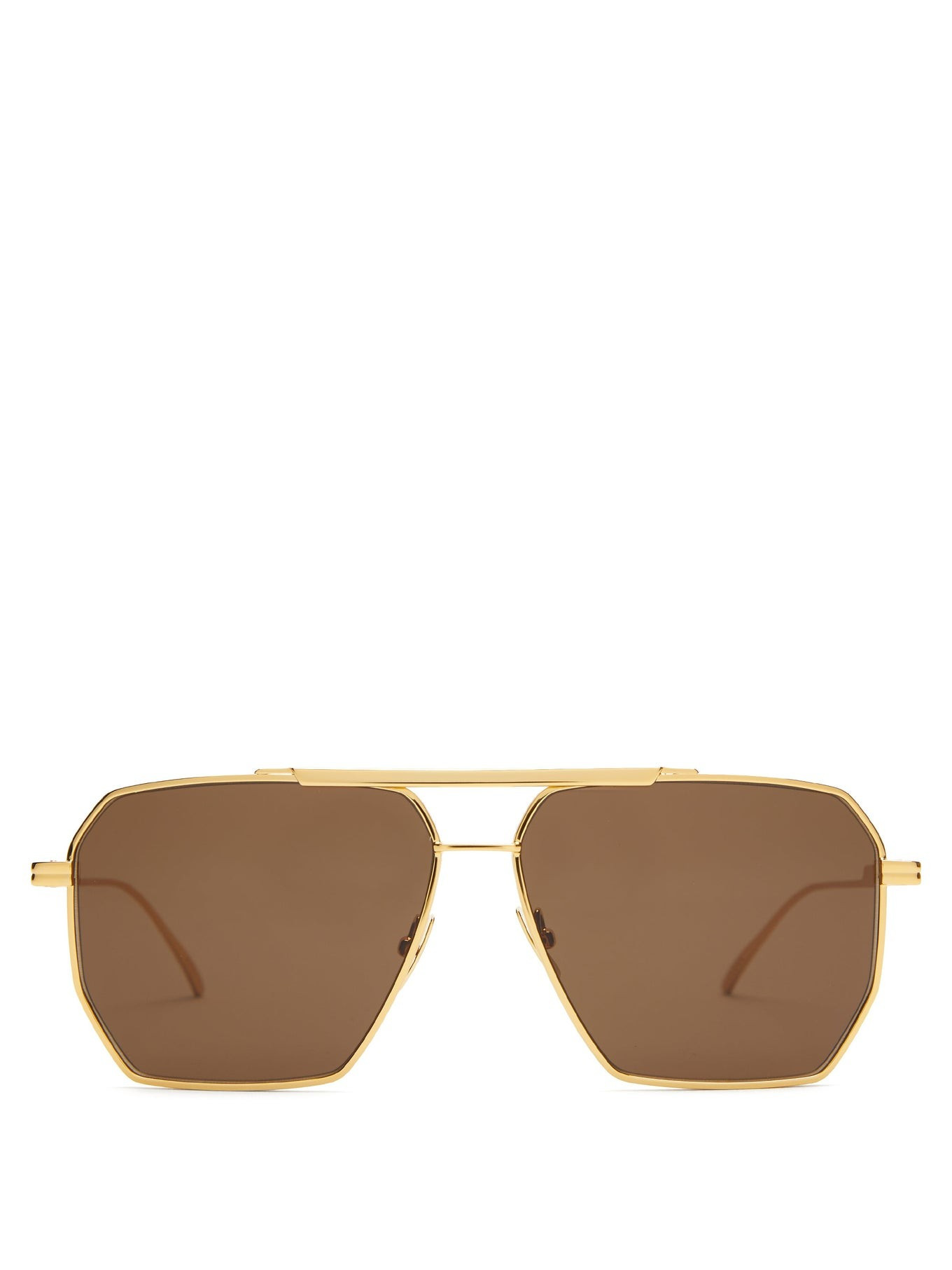 Aviator metal sunglasses | Bottega Veneta | Matches (US)