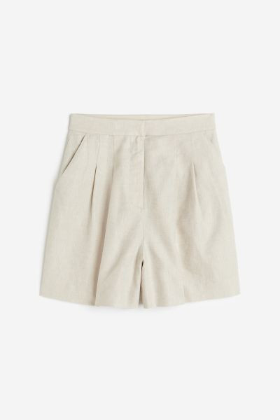 Linen-blend Shorts | H&M (US + CA)