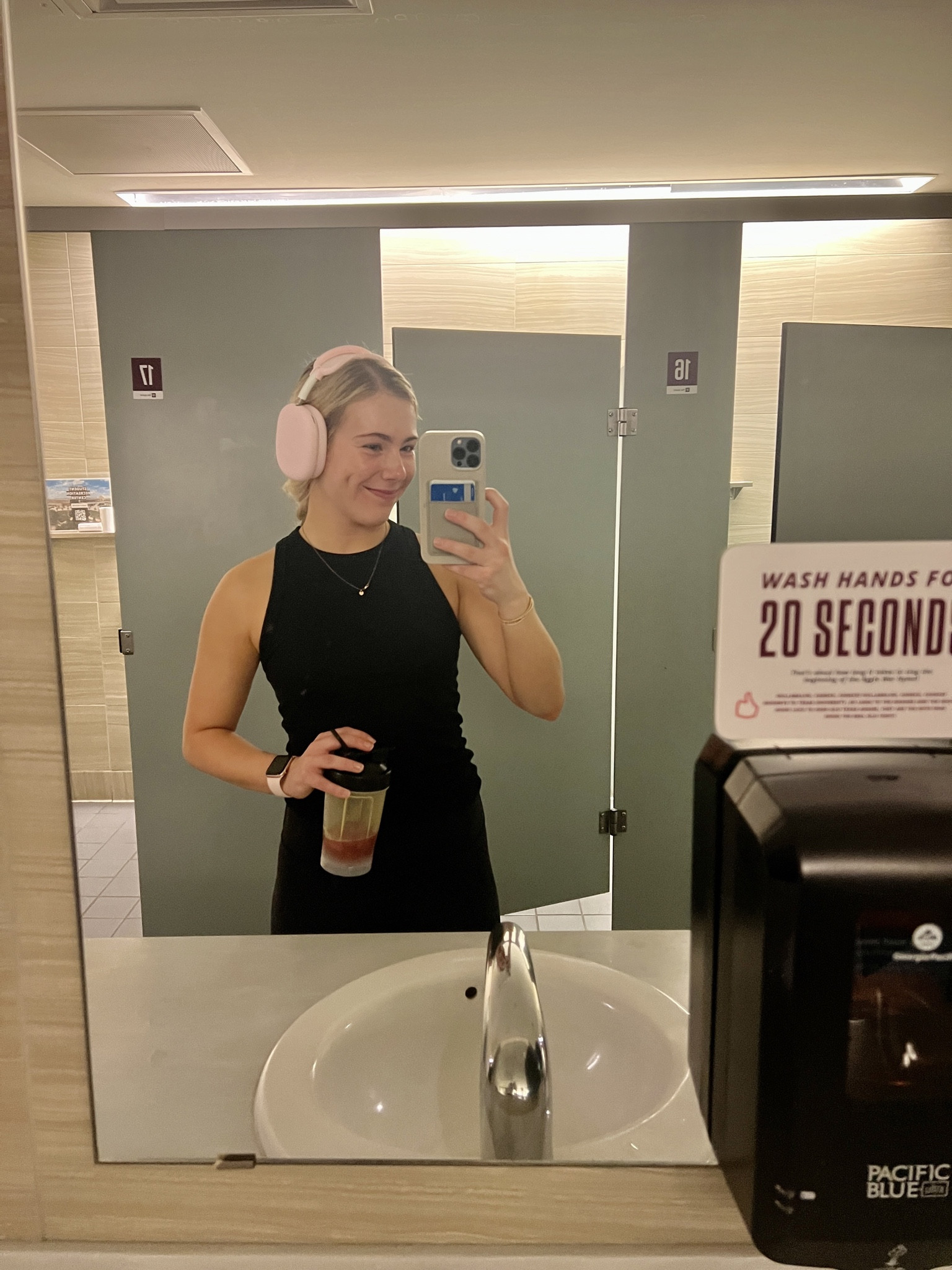 My go-to all black gym ootd! 🖤 Tank is only $8 and soooo good! Wearing Size S top, 6 leggings, and 7.5 shoe! 😍

#LTKfindsunder50 #LTKfitness #LTKfindsunder100