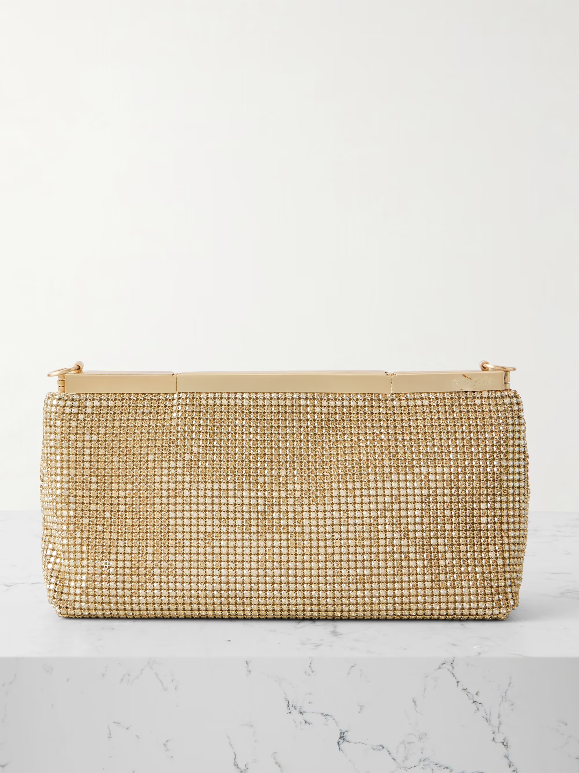 Felice crystal-embellished chainmail clutch | NET-A-PORTER (UK & EU)