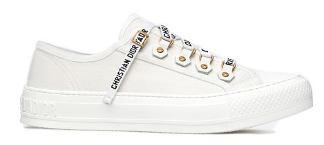 Dior Walk'N'Dior Low Top Canvas (Women's) Sneakers in White | StockX
