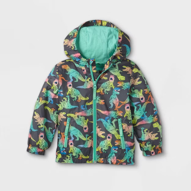 Toddler Boys' Dino Print Windbreaker Jacket - Cat & Jack™ | Target