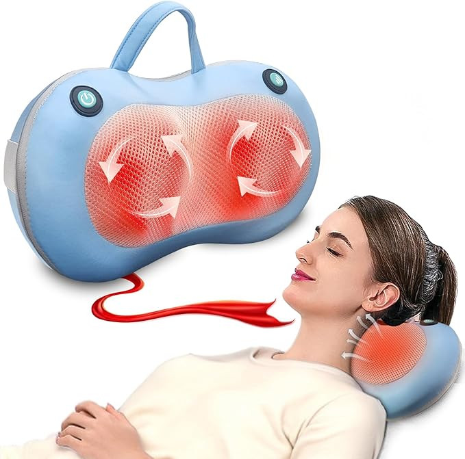 Xllent Christmas Gifts for Women,White Elephant Gifts,Shiatsu Neck Back Massager for Pain Relief ... | Amazon (US)