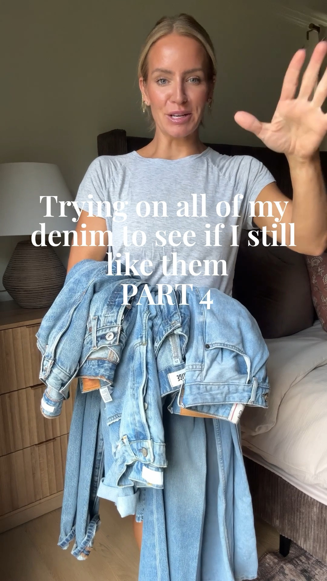 Part 4 of trying on all of my denim to see if I still like them.

1) Levi’s- size 25
2) Levi’s - size 26
3) Boyish - size 27
4) Paige - size 25 (they had a string tie but I cut that off) 
5) Urban Outfitters - size 26

#LTKStyleTip #LTKOver40