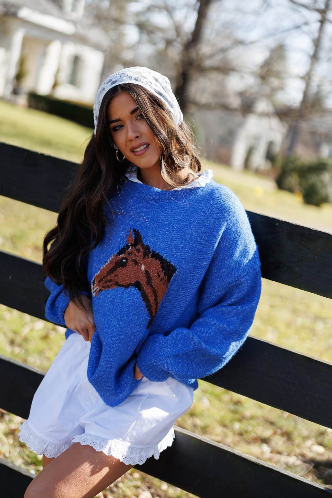 Derby Day Sweater | Lane 201 Boutique
