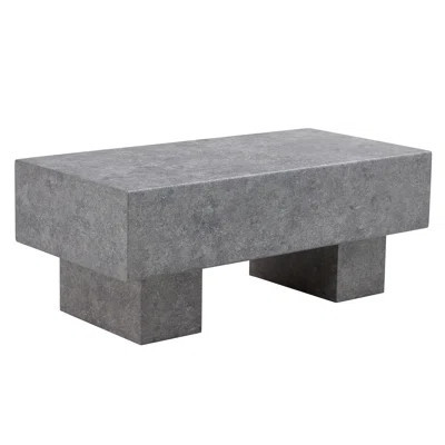 Modern Simple Texture MDF Coffee Table - 43.3"x21.6"x17.2" Practical Model.Making it an ideal addition to any living room or apartment. | Wayfair North America