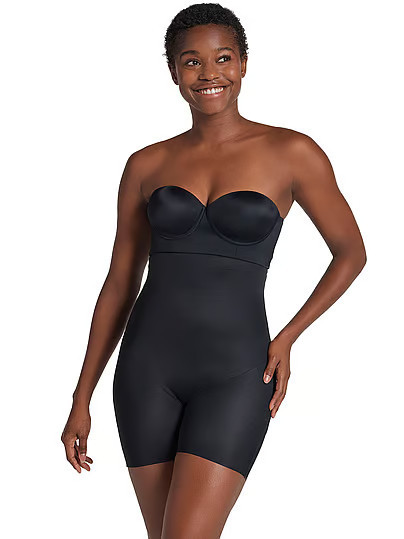 Leonisa Shapewear Sculpting Strapless Step-In Body Shaper, Black, M - Women's - Victoria's Secret | Victoria's Secret (US / CA )