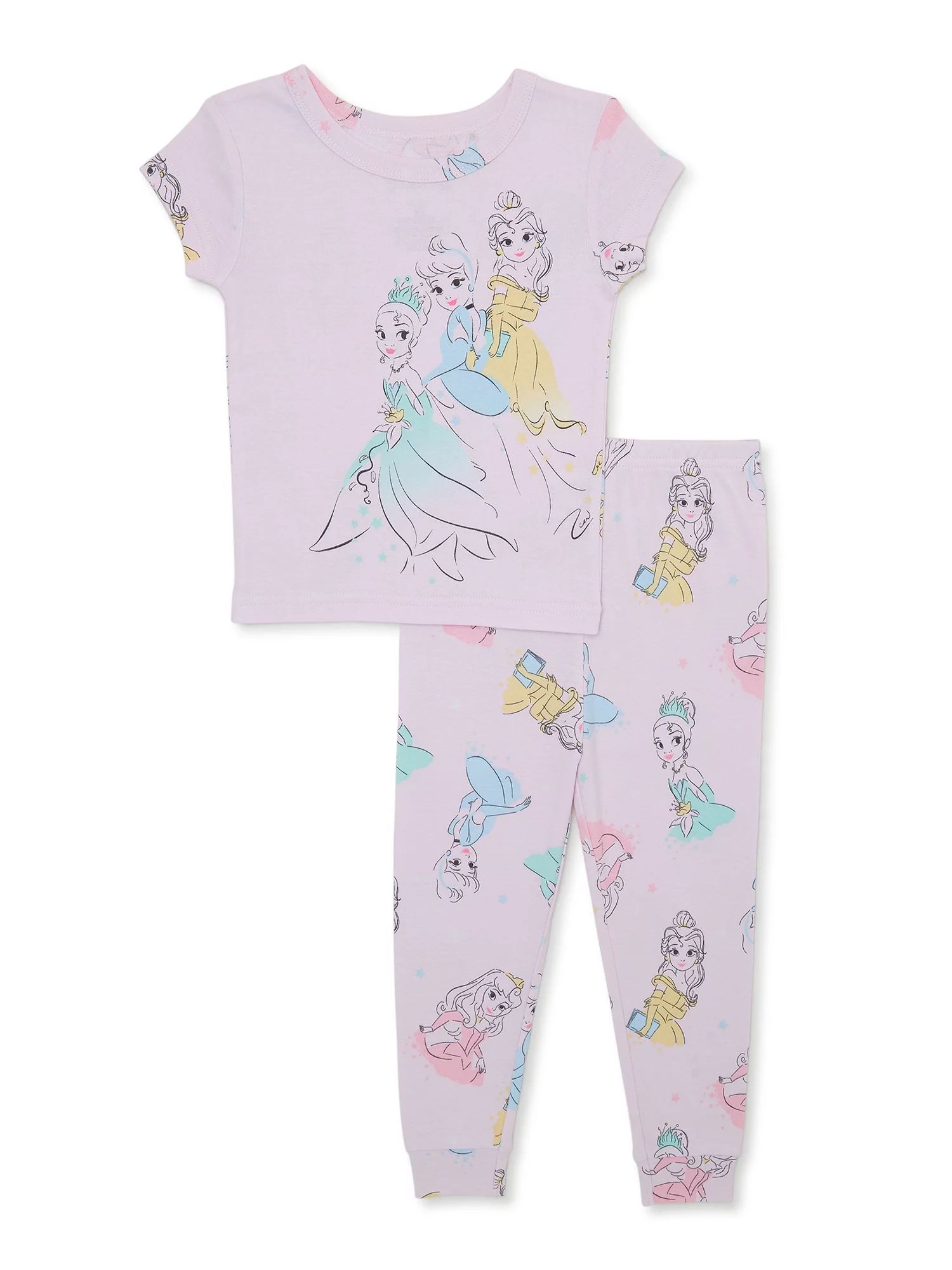 Character Toddler Snug-Fit Pajama Set, 2 Piece, Sizes 12M-5T | Walmart (US)
