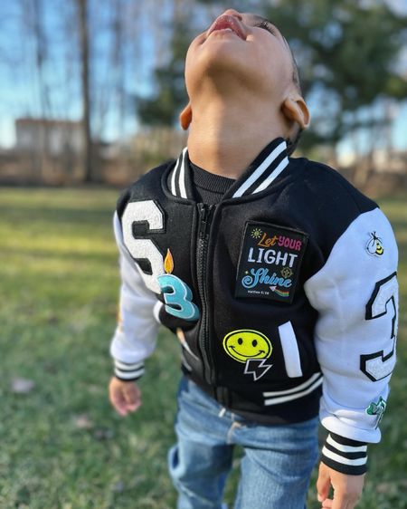 We have ourselves a 3 year old!

Custom varsity jacket made by mom with love.  All items purchased from Amazon. ✨

#LTKfamily #LTKbaby #LTKkids