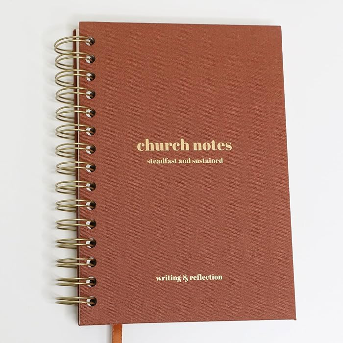 Steadfast and Sustained Church Notes Journal - Sermon & Podcast Christian Notebook - Guided Journ... | Amazon (US)