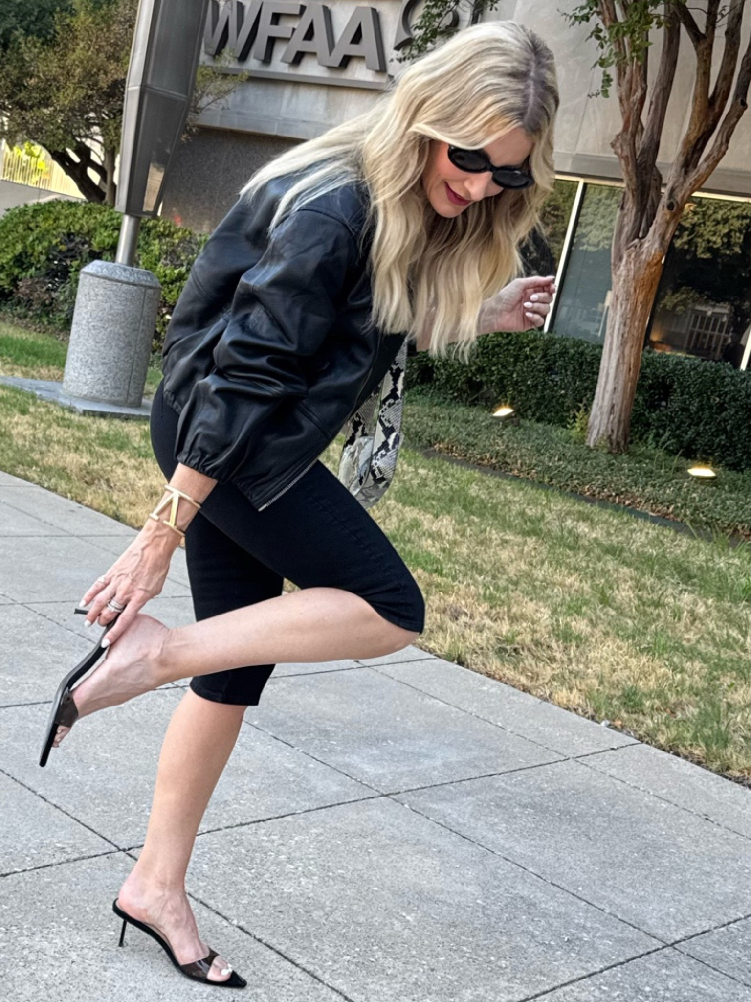 My favorite heels of the moment! The wearable 3-inch heel adds height, while the pointed toe creates the illusion of longer, leaner legs. I’m wearing an XS in the jacket and capri pants. #LTKShoeCrush #LTKStyleTip 

 

#LTKOver40 #LTKootd #LTKSeasonal #LTKOver40