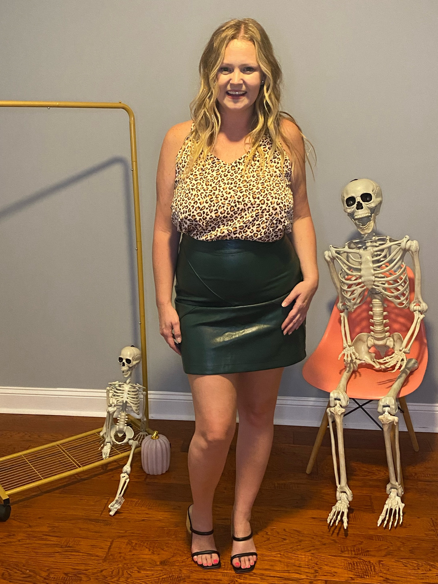 Pleather skirt 
Emerald 


#LTKunder50 #LTKSeasonal #LTKstyletip