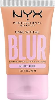 NYX PROFESSIONAL MAKEUP Bare With Me Blur Skin Tint Foundation Make Up with Matcha, Glycerin & Ni... | Amazon (US)
