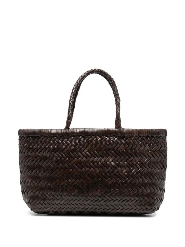 DRAGON DIFFUSION Interwoven Leather Tote Bag | Brown | FARFETCH UK | Farfetch Global