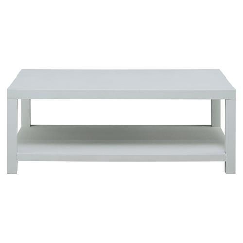 Open Box Chloe Modern Light Grey Rectangular Coffee Table | Kathy Kuo Home