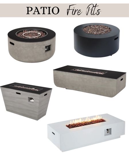 Patio fire pits, outdoor furniture, outdoor patio decor 

#LTKhome #LTKSeasonal #LTKstyletip