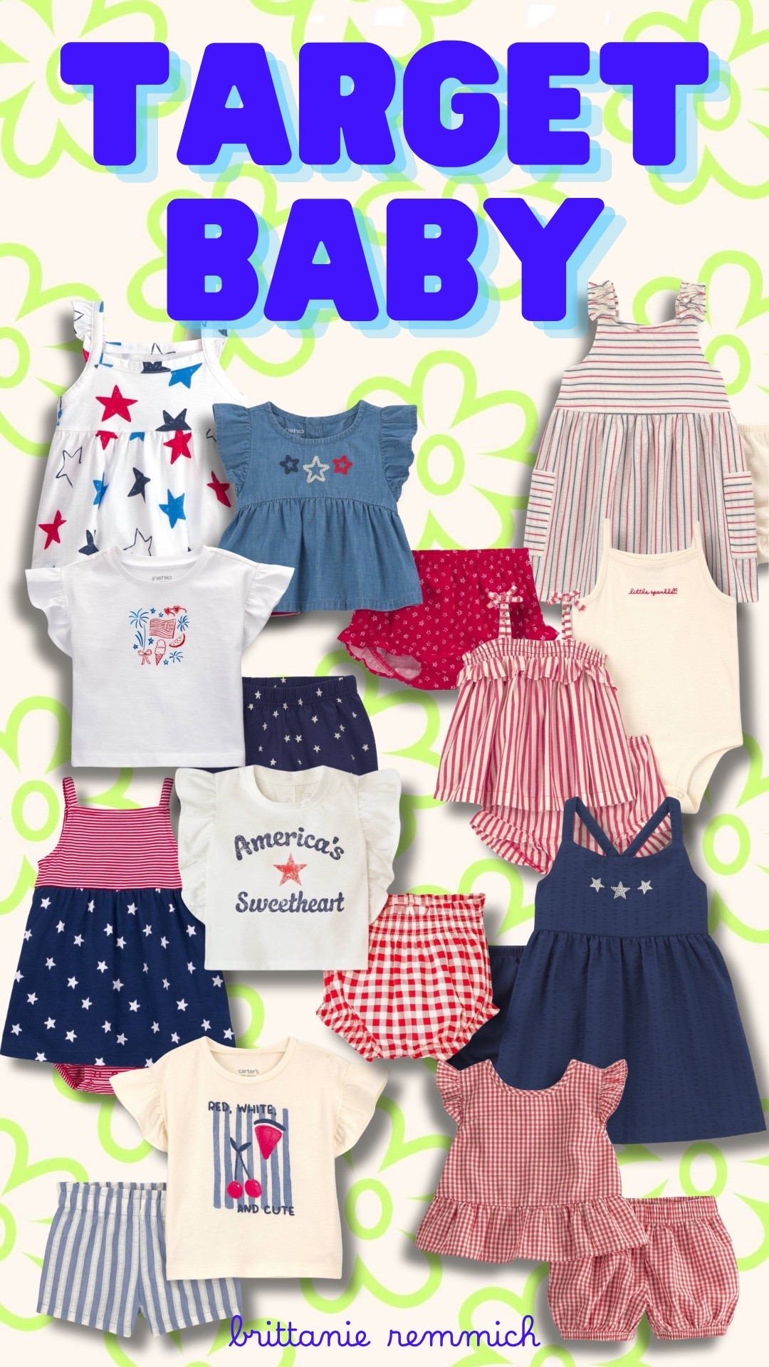 Baby girl | baby girl summer | target finds | target holiday | red white and blue

#LTKKids #LTKBaby