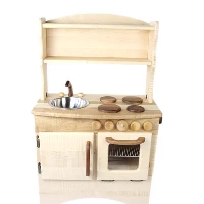 Maple Simple Hearth Child's Play Kitchen Set Camden Rose Inc., Made in the USA | Wayfair North America