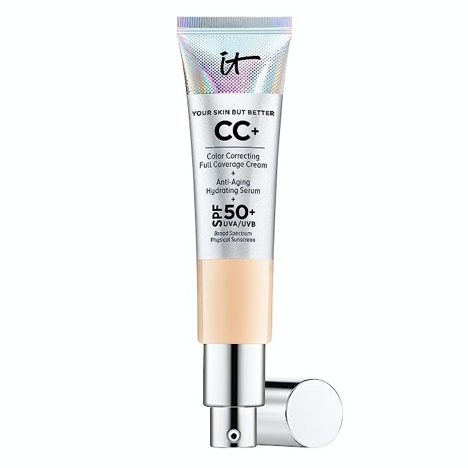 IT Cosmetics Your Skin But Better CC+ Cream, Light (W) - Color Correcting Cream, Full-Coverage Fo... | Amazon (US)