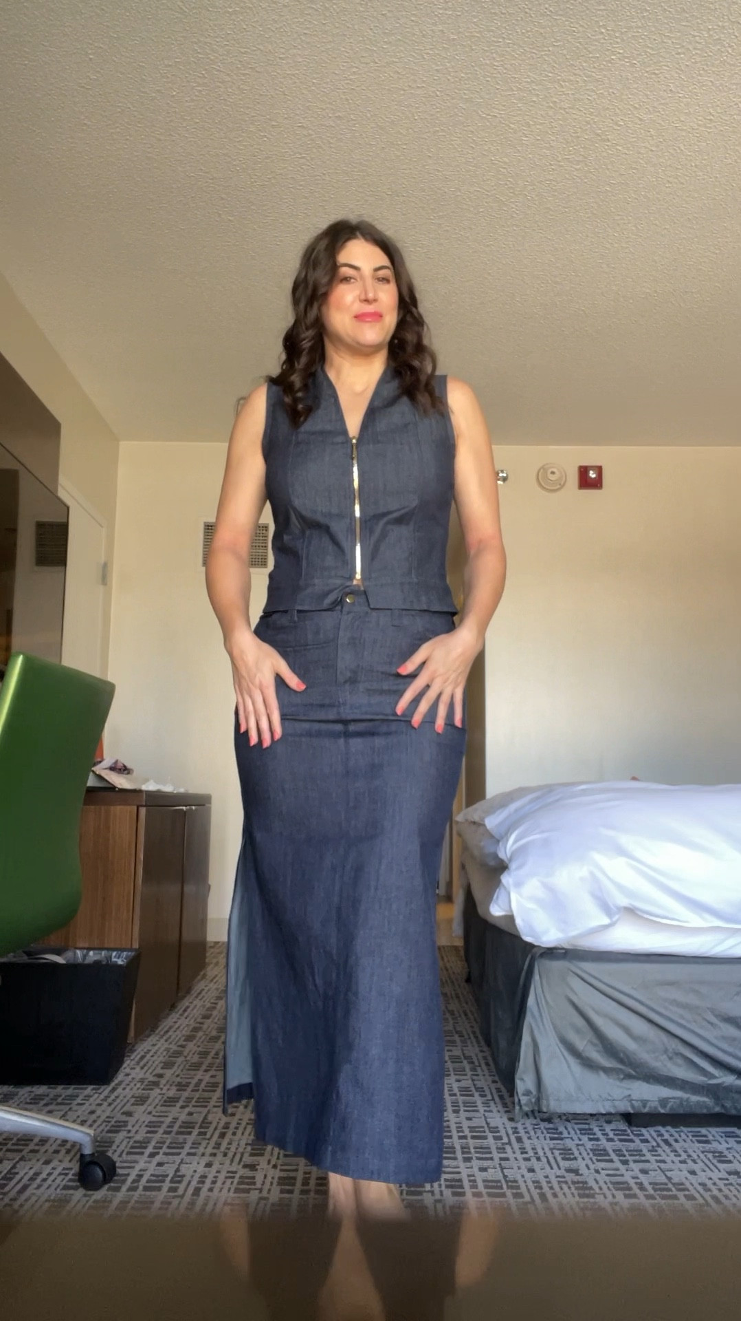 GRWM for a day in Nashville 

Denim vest + Skirt: La Peony Clothing
bag: @michaelkors via Marshall’s 
Earrings: @elizabethcolejewelry
Sunglasses: kate spade 
Scarf: Eliza J
Perfume @ledda 14 Isla Coco
shoes: @stevemadden rhinestone silver booties 

#LTKFallSale #LTKBeauty #LTKStyleTip