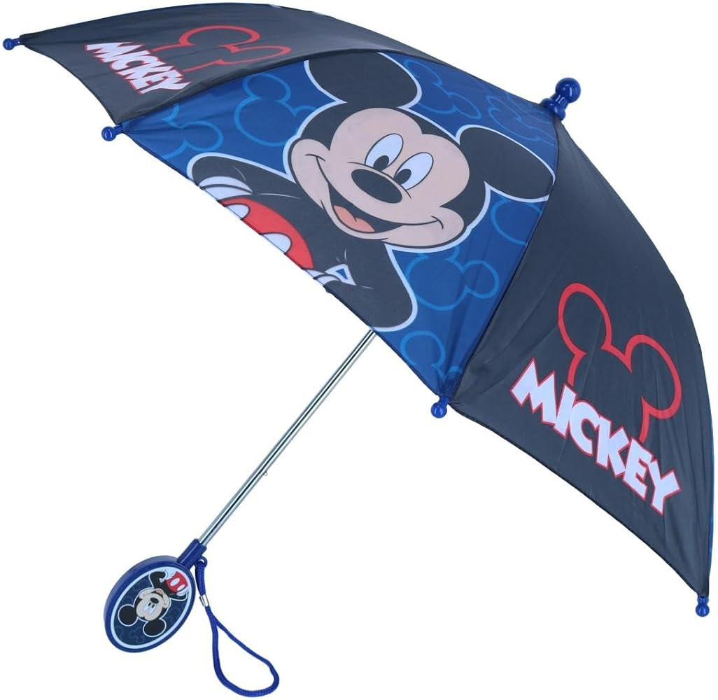 Kids' Disney Mickey Mouse Clamshell Handle Stick Umbrella | Amazon (US)