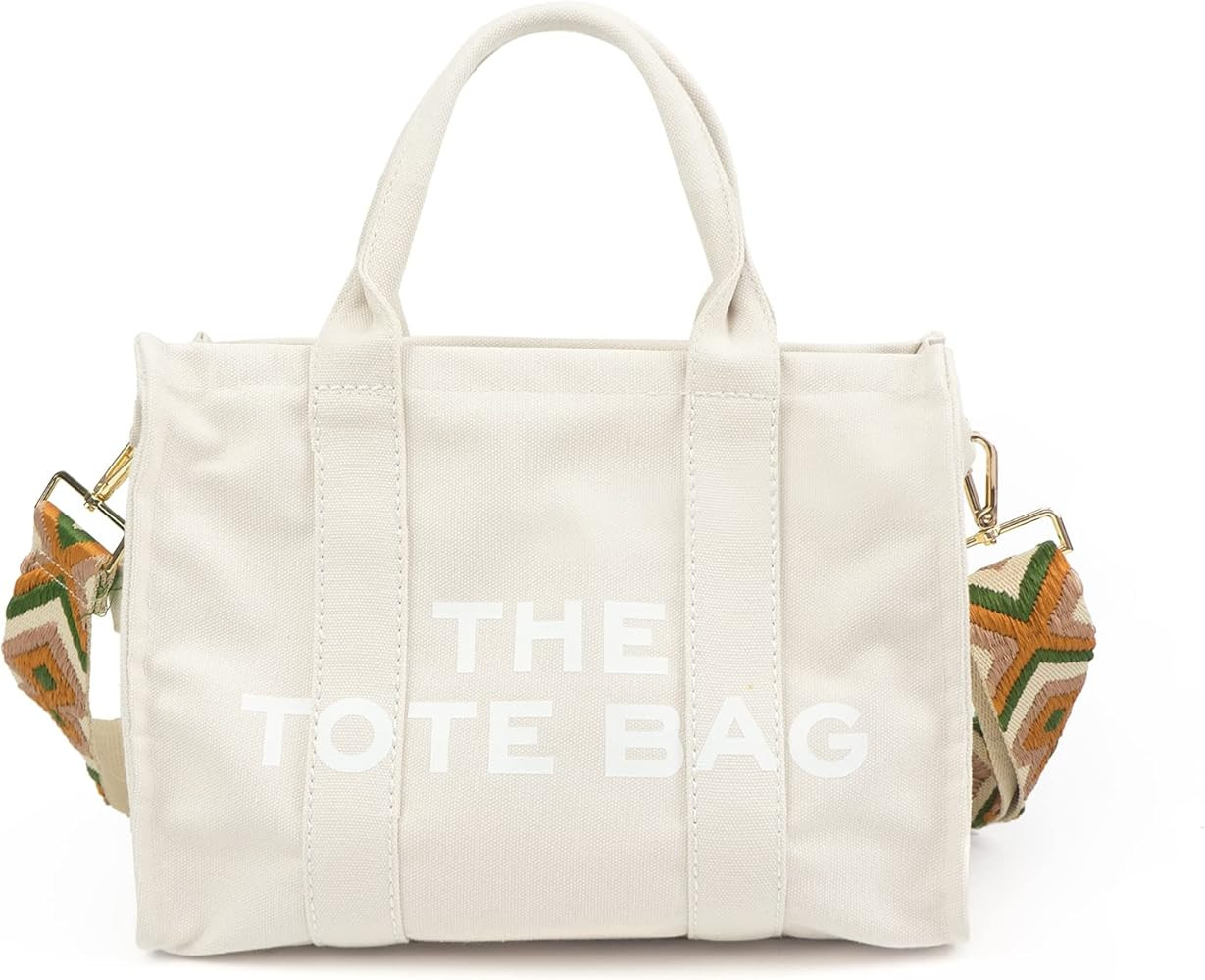 Tote Bag for Women, Canvas Tote Bag, Travel Tote Bag, Women Shoulder Bag, Crossbody Bag, Women Ha... | Amazon (US)