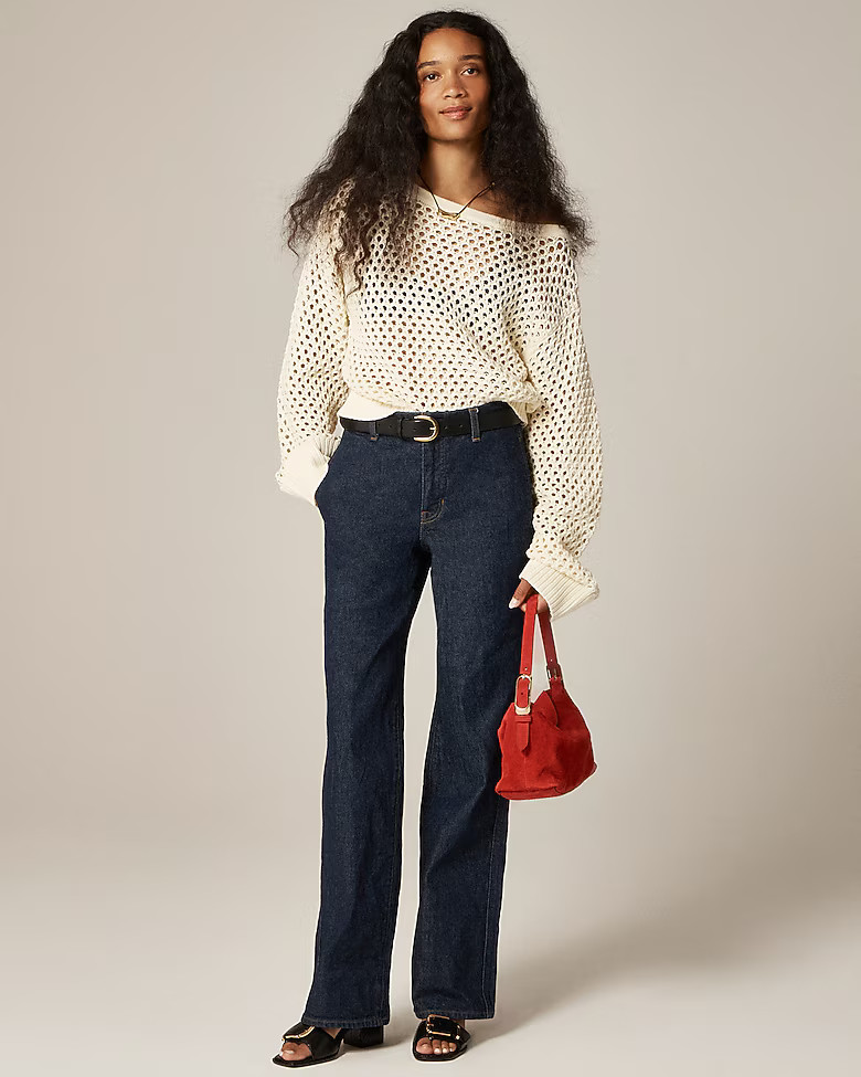 Full-length slim-wide trouser jean | J. Crew US
