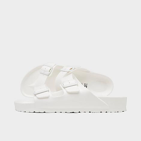Birkenstock Essentials Arizona EVA Sandals in White/White Size 46 | Finish Line (US)