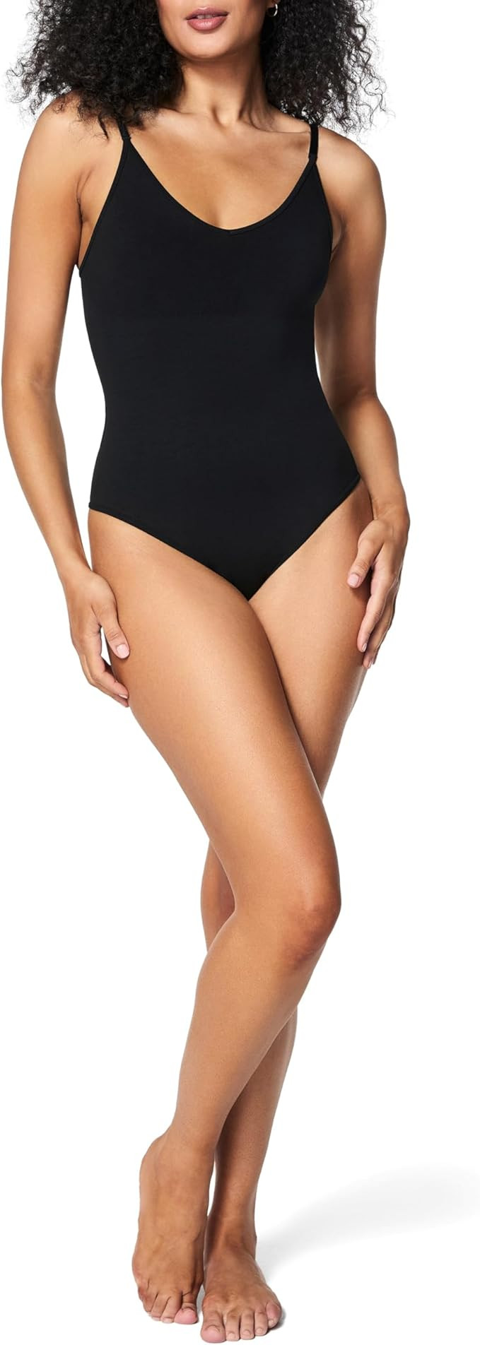 SPANX Seamless Power Thong Bodysuit - Soft, Seamless Shapewear for Women - Adjustable Straps - Wi... | Amazon (US)