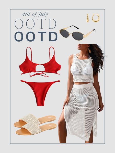 4th of July bikini look // ootd available on prime! ❤️🇺🇸✨

#LTKSwim #LTKSeasonal